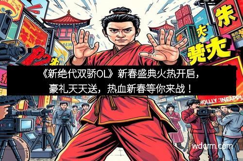 《新绝代双骄OL》新春盛典火热开启，豪礼天天送，热血新春等你来战！